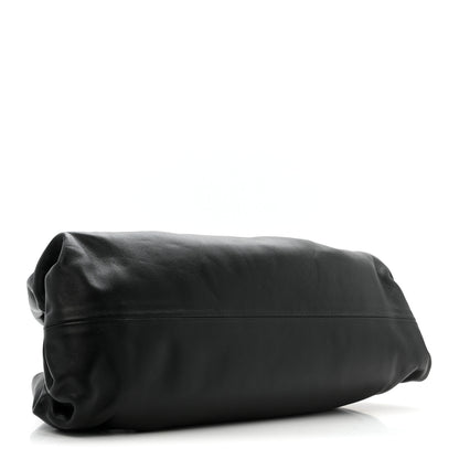 Bottega Veneta Smooth Butter Calf The Pouch Oversized Clutch Black 4 of 10