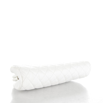Chanel Caviar Quilted Timeless Clutch White 4 of 8