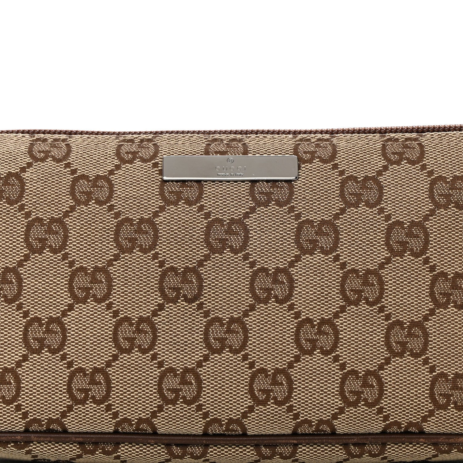 Gucci Monogram Boat Pochette Brown 8 of 17
