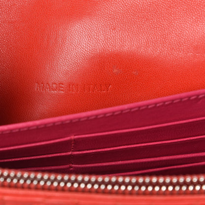 Christian Dior Lambskin Cannage Miss Dior Promenade Pouch Vermillion 7 of 10