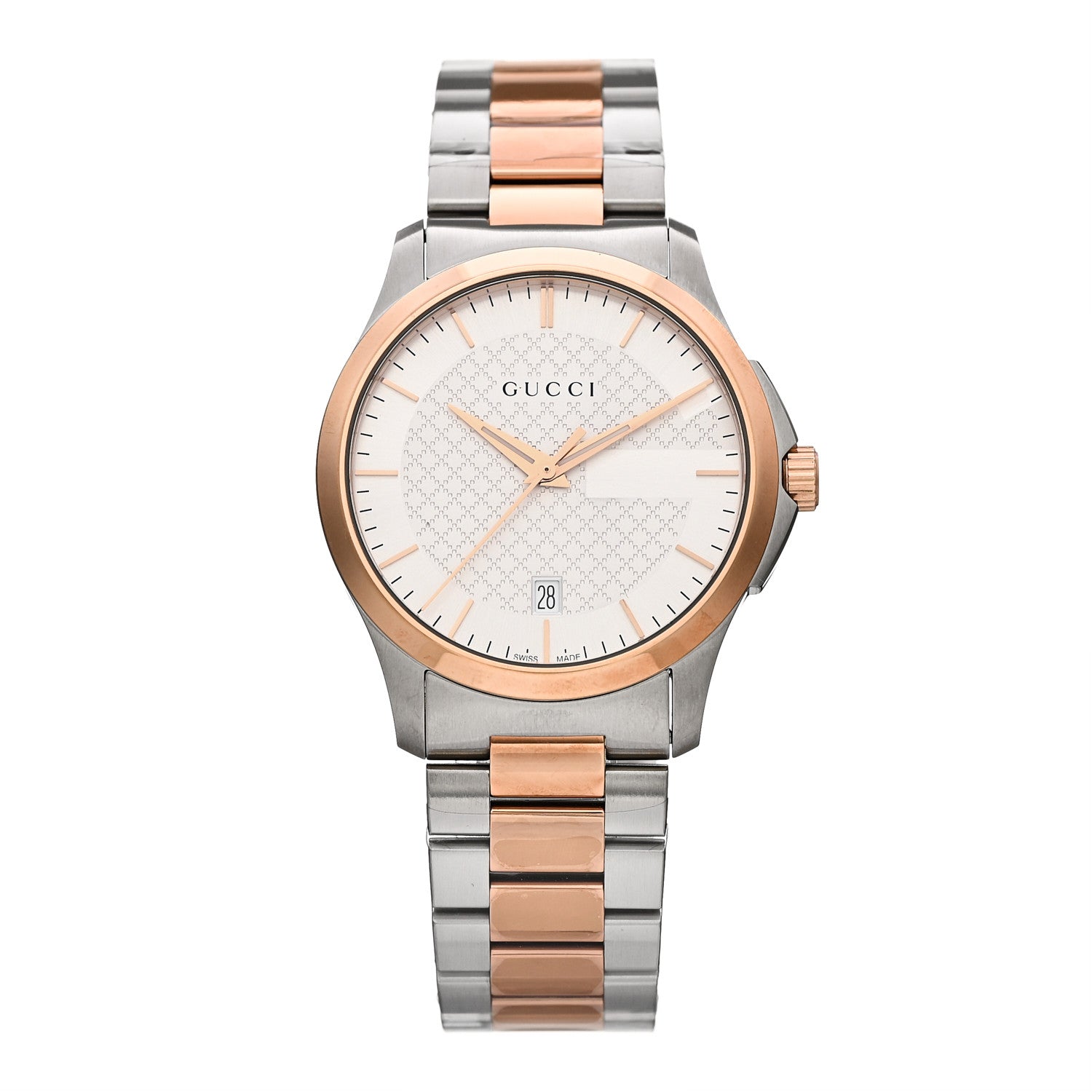 Gucci Stainless Steel 38mm G-Timeless Two Tone Quartz Watch 1 of 4