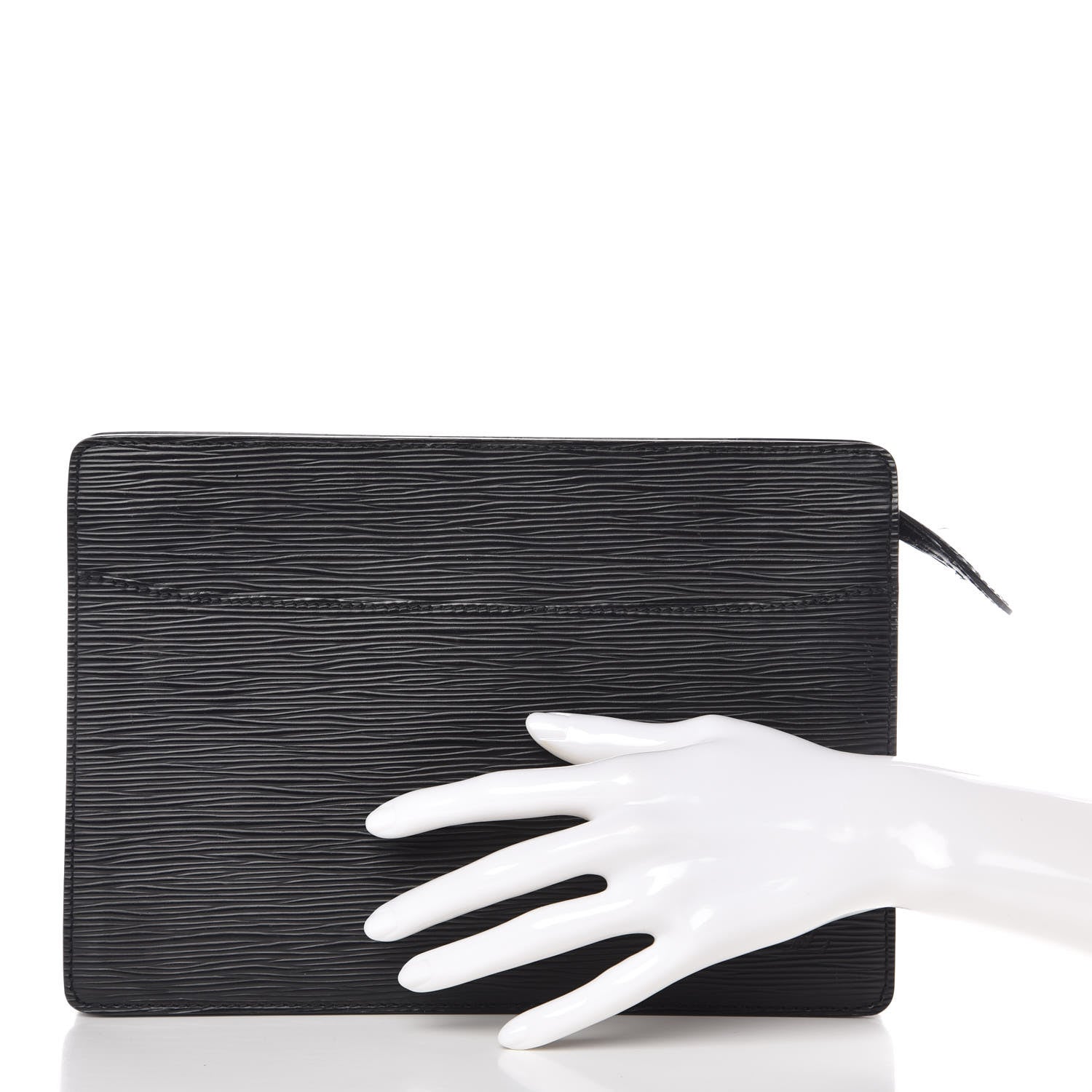 Louis Vuitton Epi Pouchette Homme Black 2 of 12