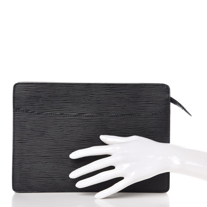 Louis Vuitton Epi Pouchette Homme Black 2 of 12