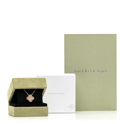Van Cleef & Arpels 18K Yellow Gold Tiger Eye Vintage Alhambra Pendant Necklace 5 of 5