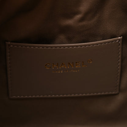 Chanel Suede Quilted Small Chanel 25 Handbag Dark Grey 6 of 11