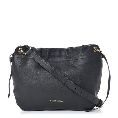 Burberry Grainy Calfskin House Check Small Bingley Black 1 of 13