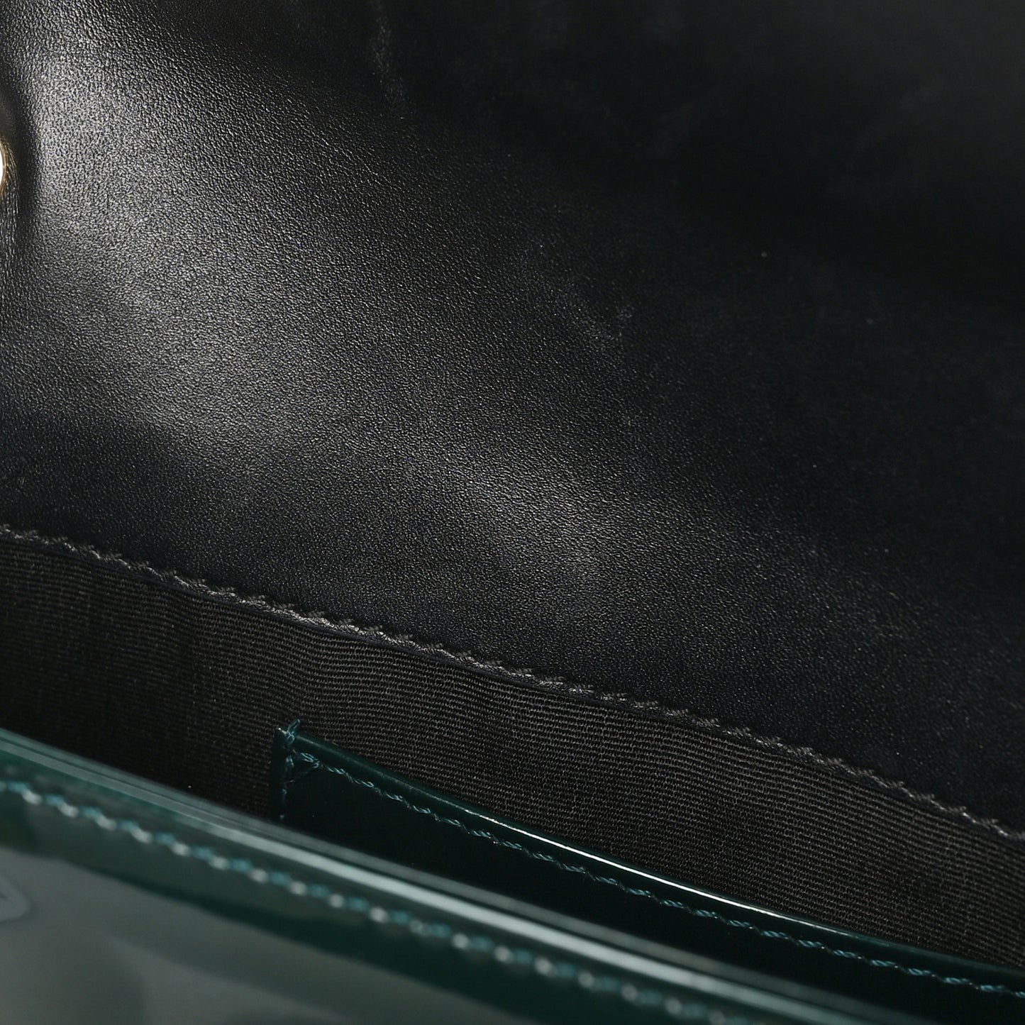 Patent Serpenti Forever Crossbody Emerald