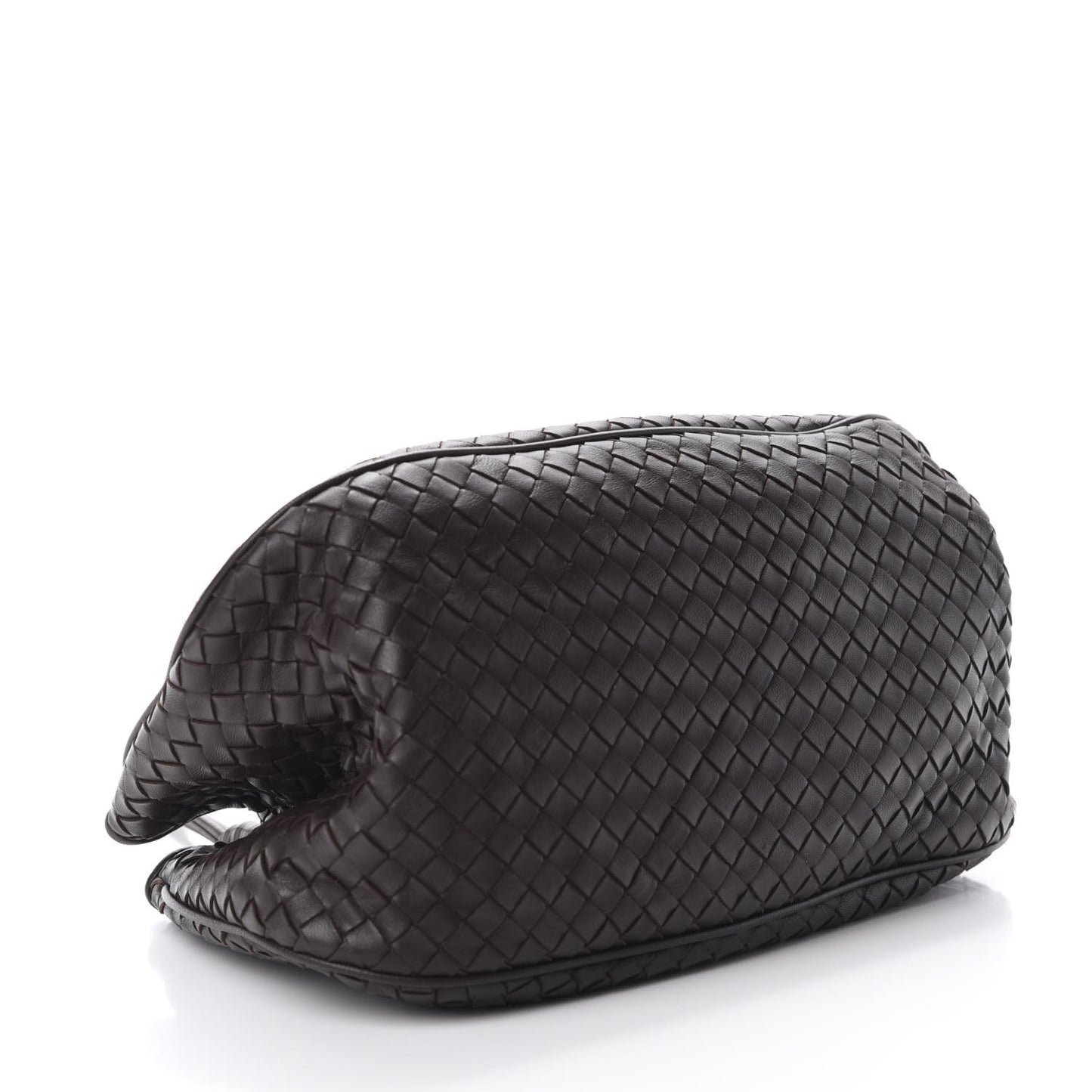 Nappa Intrecciato Woven Tote Ebano