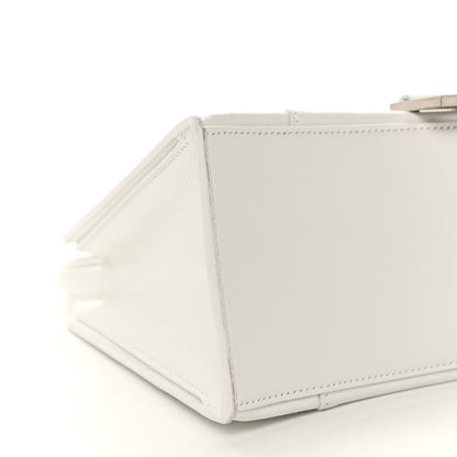 Balenciaga Grained Calfskin XS Hourglass East West Tote White 6 of 8