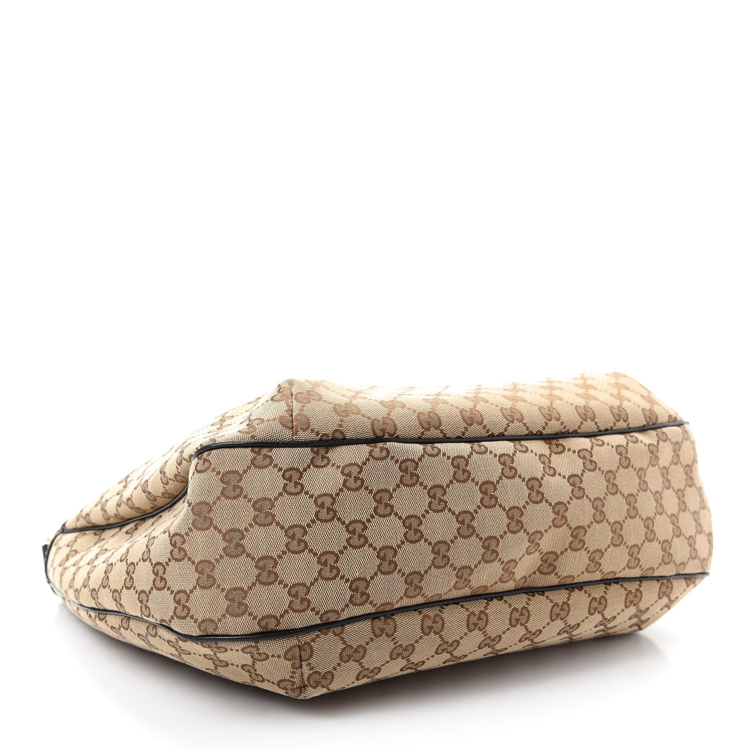 Gucci Monogram Large New Ladies Web Hobo Dark Brown 4 of 9
