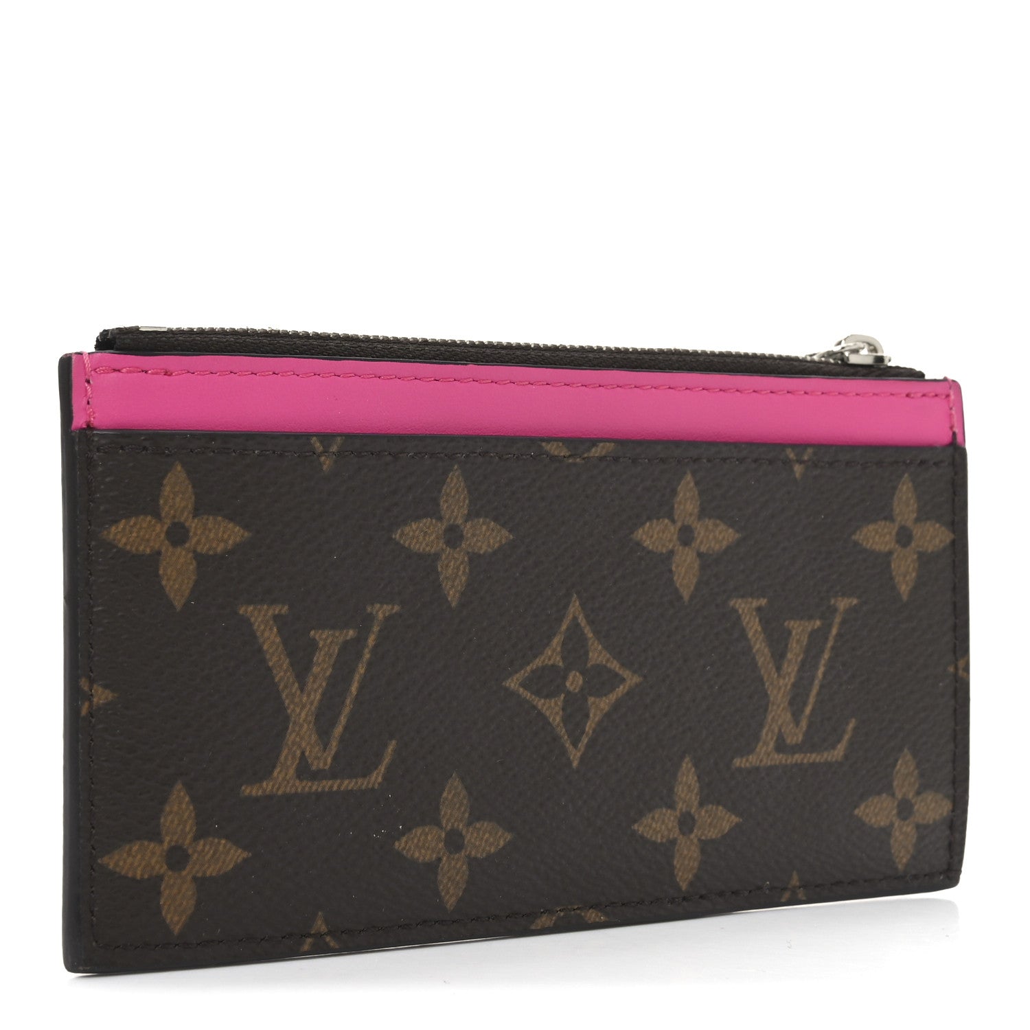 Louis Vuitton Monogram Calfskin Coin Card Holder Rose 3 of 6