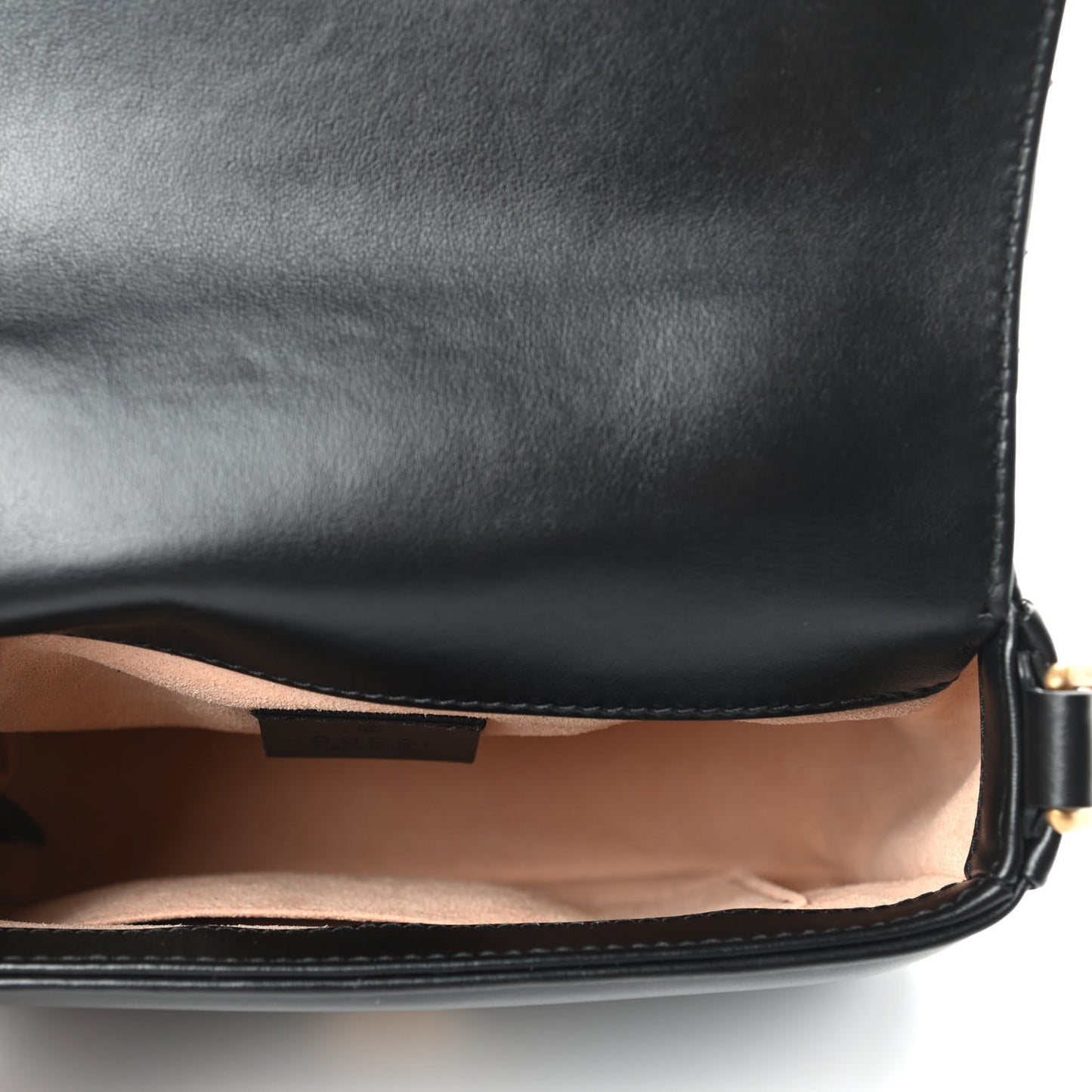 Calfskin Matelasse Mini GG Marmont Top Handle Shoulder Bag Black