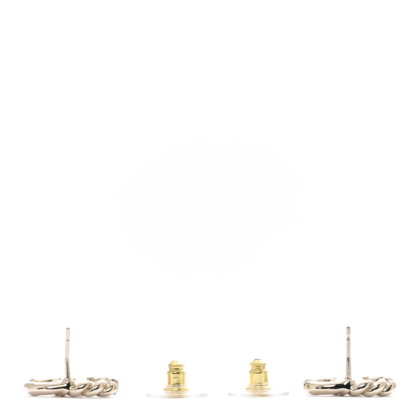 Twisted CC Earrings Gold