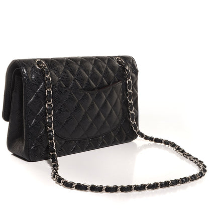 Chanel Caviar Quilted Medium Double Flap Black 3 of 8