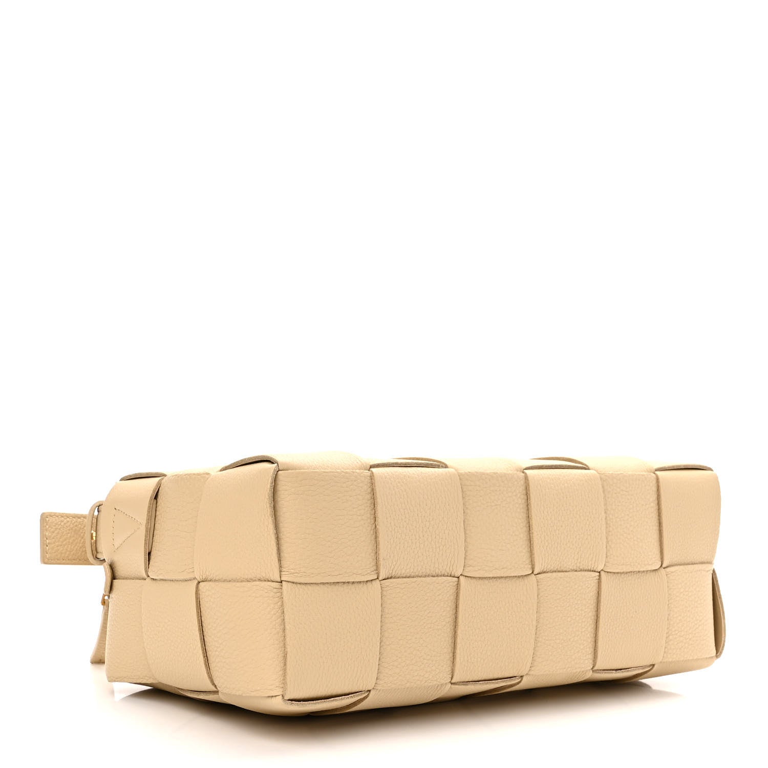 Bottega Veneta Grained Calfskin Maxi Intrecciato Cassette Crossbody Bag Porridge 4 of 9