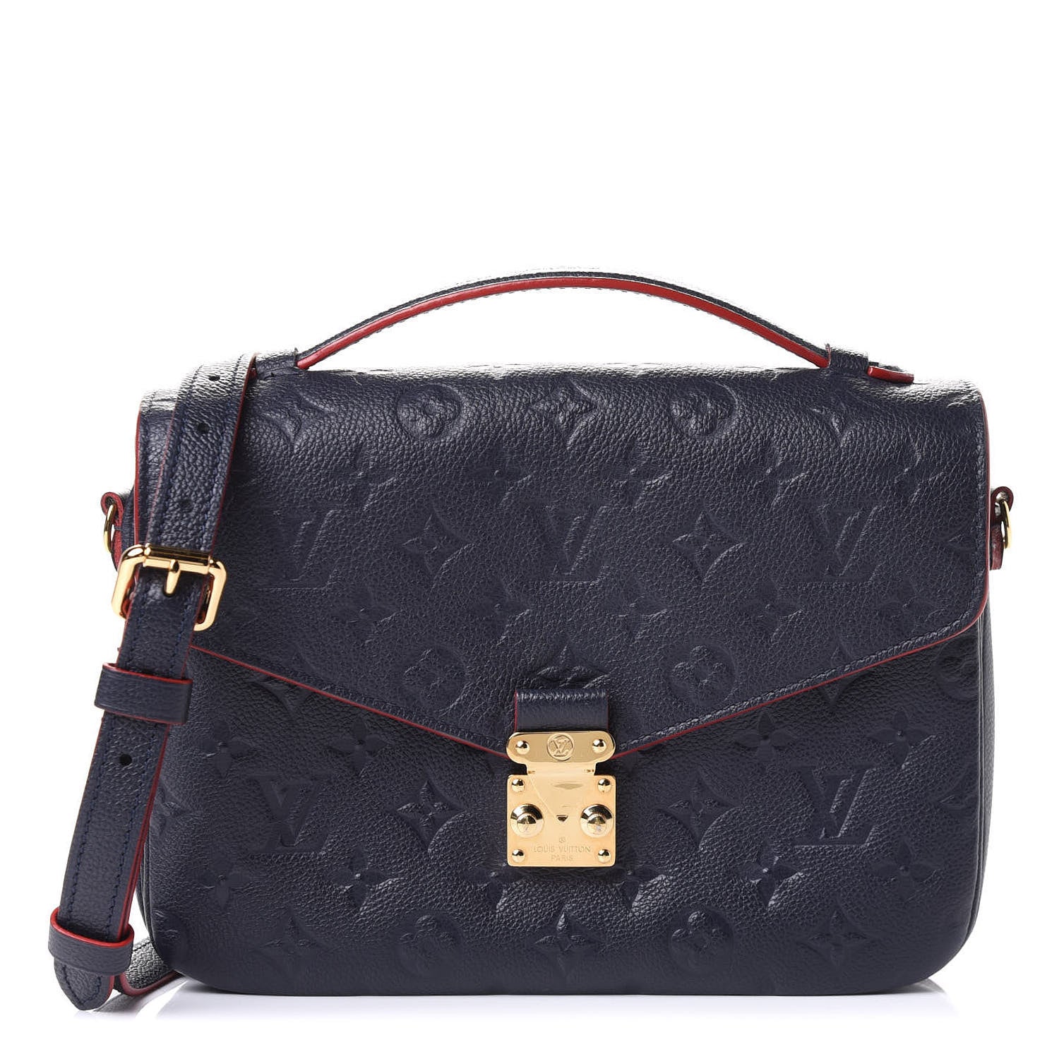 Louis Vuitton Empreinte Pochette Metis Marine Rouge 1 of 4