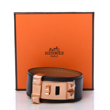 Hermes Epsom Collier de Chien CDC 24 Bracelet T2 Black 6 of 6