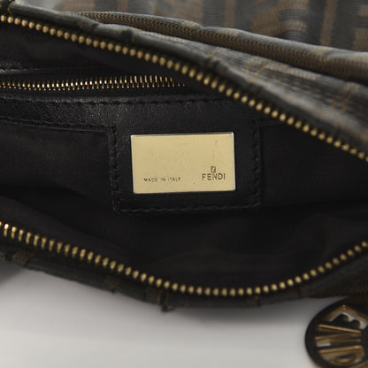 Fendi Zucca Cuoio Lucido Chef Hobo Tobacco Moro 6 of 10