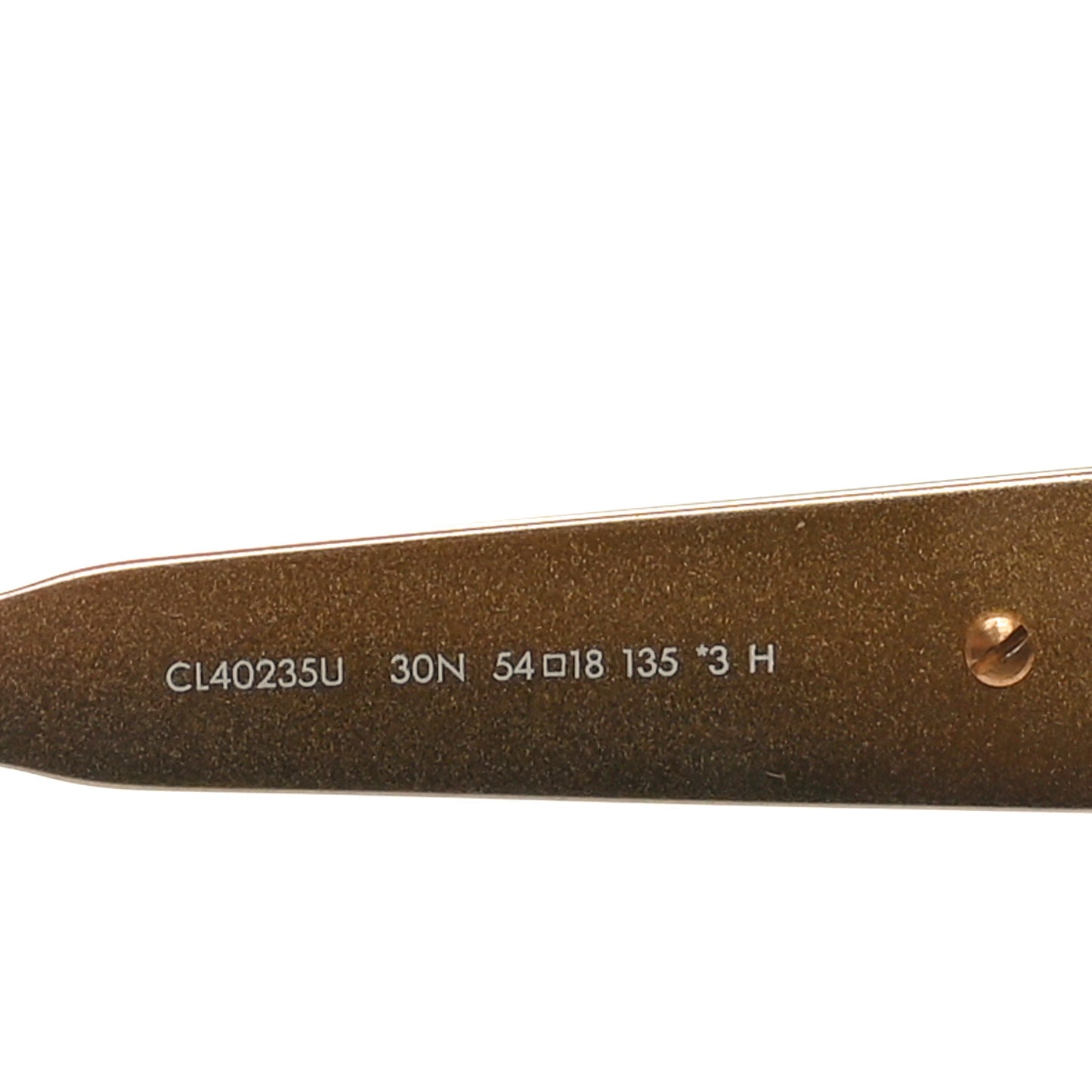 Metal Triomphe 01 Sunglasses CL40235U Gold Green