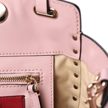 Valentino Garavani Vitello Mini Rockstud Tote Water Rose 11 of 14