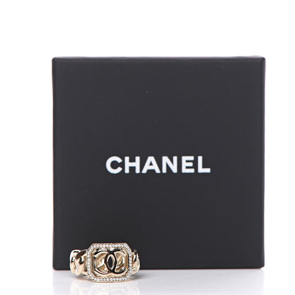 Chanel Pearl CC Ring S Gold 5 of 5