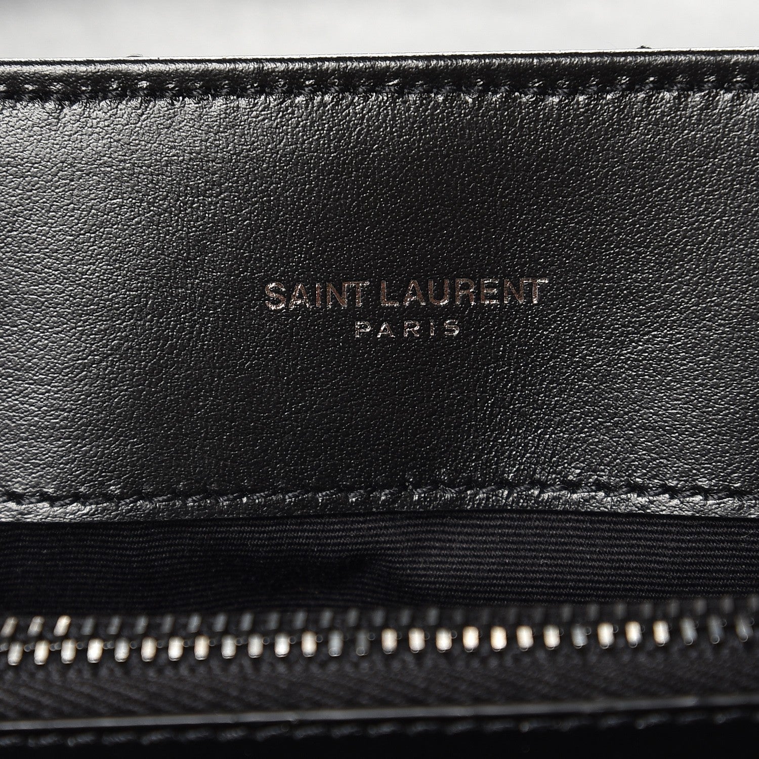 Saint Laurent Calfskin Y Quilted Monogram Medium Loulou Chain Satchel Black 6 of 7