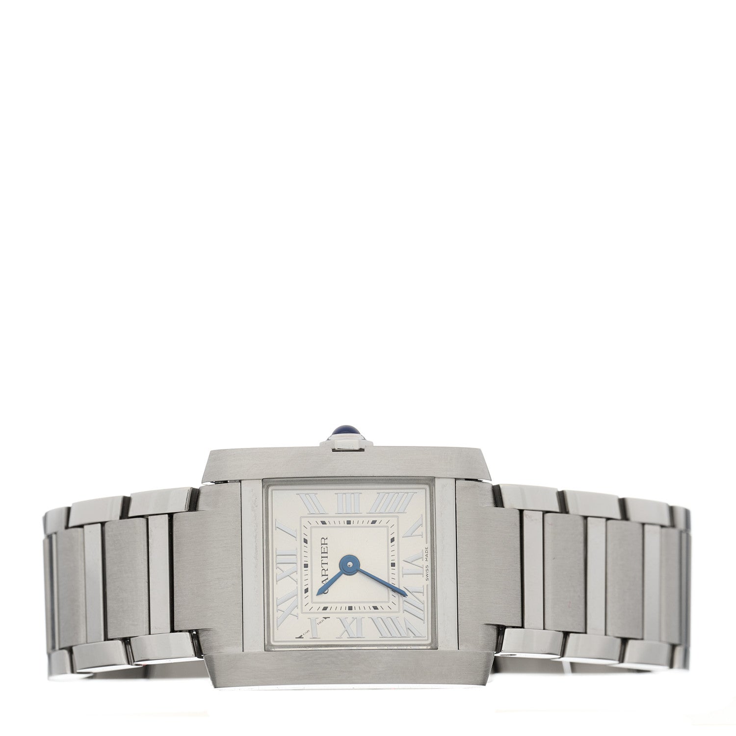 Cartier Stainless Steel 21mm Tank Francaise Quartz Watch Silver 2 of 4