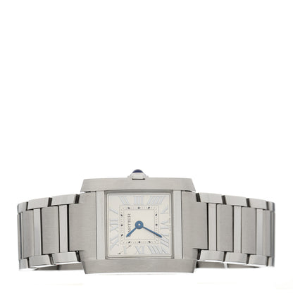 Cartier Stainless Steel 21mm Tank Francaise Quartz Watch Silver 2 of 4