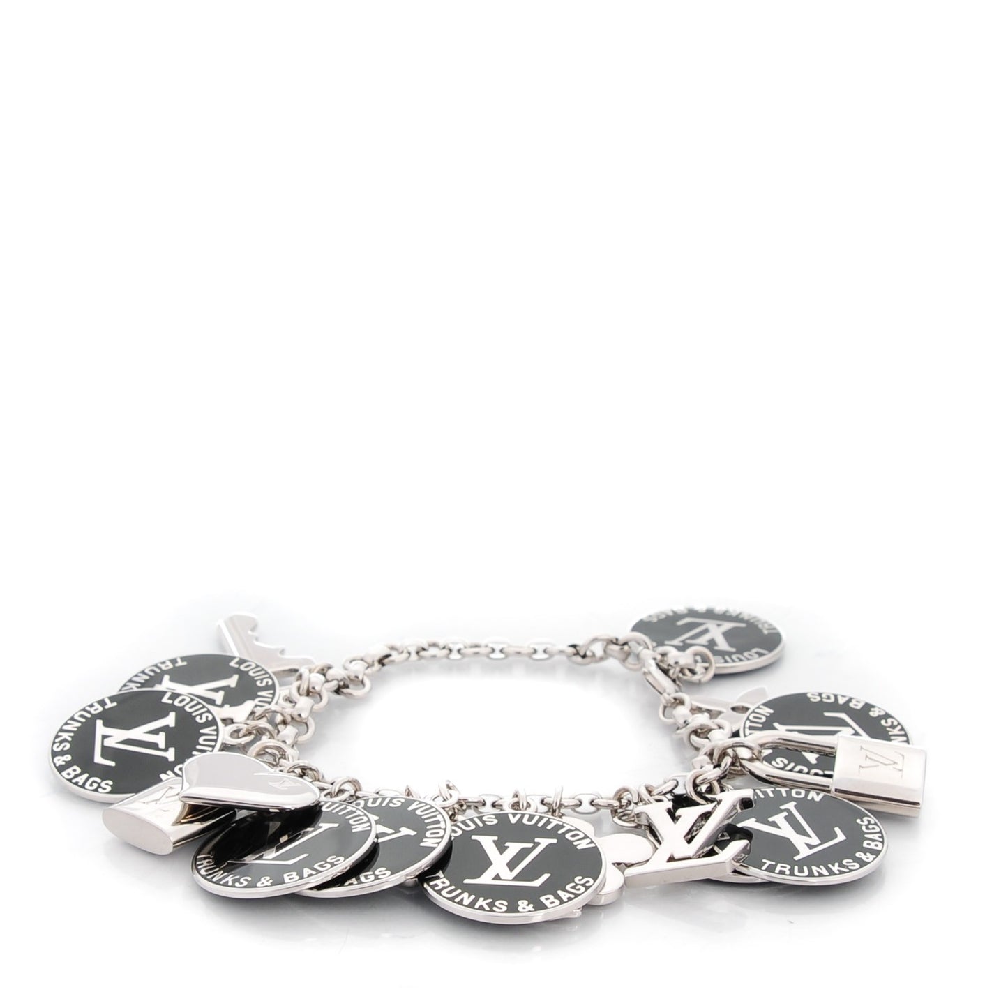 Trunks and Bags Breloques Bracelet Black