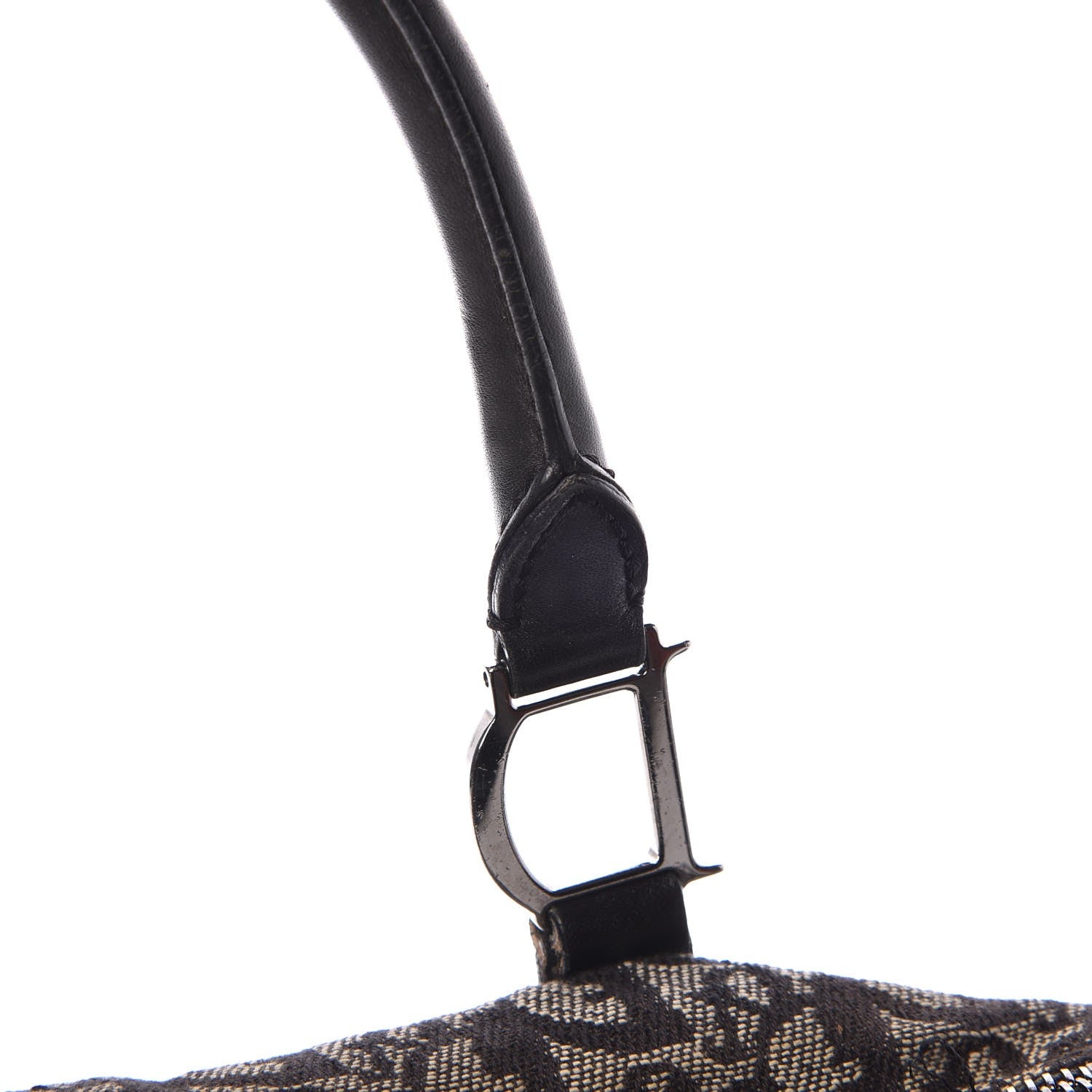 Christian Dior Denim Monogram Boston Navy 15 of 22