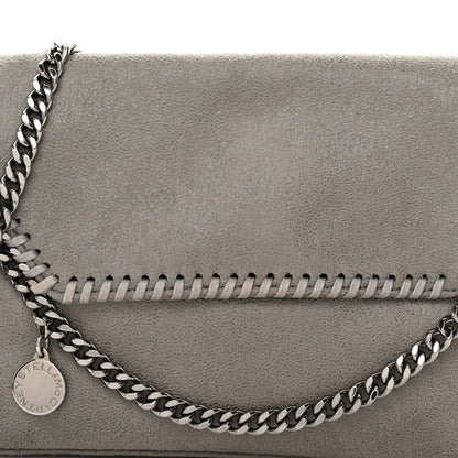 Stella McCartney Shaggy Deer Mini Falabella Crossbody Bag Grey 7 of 9