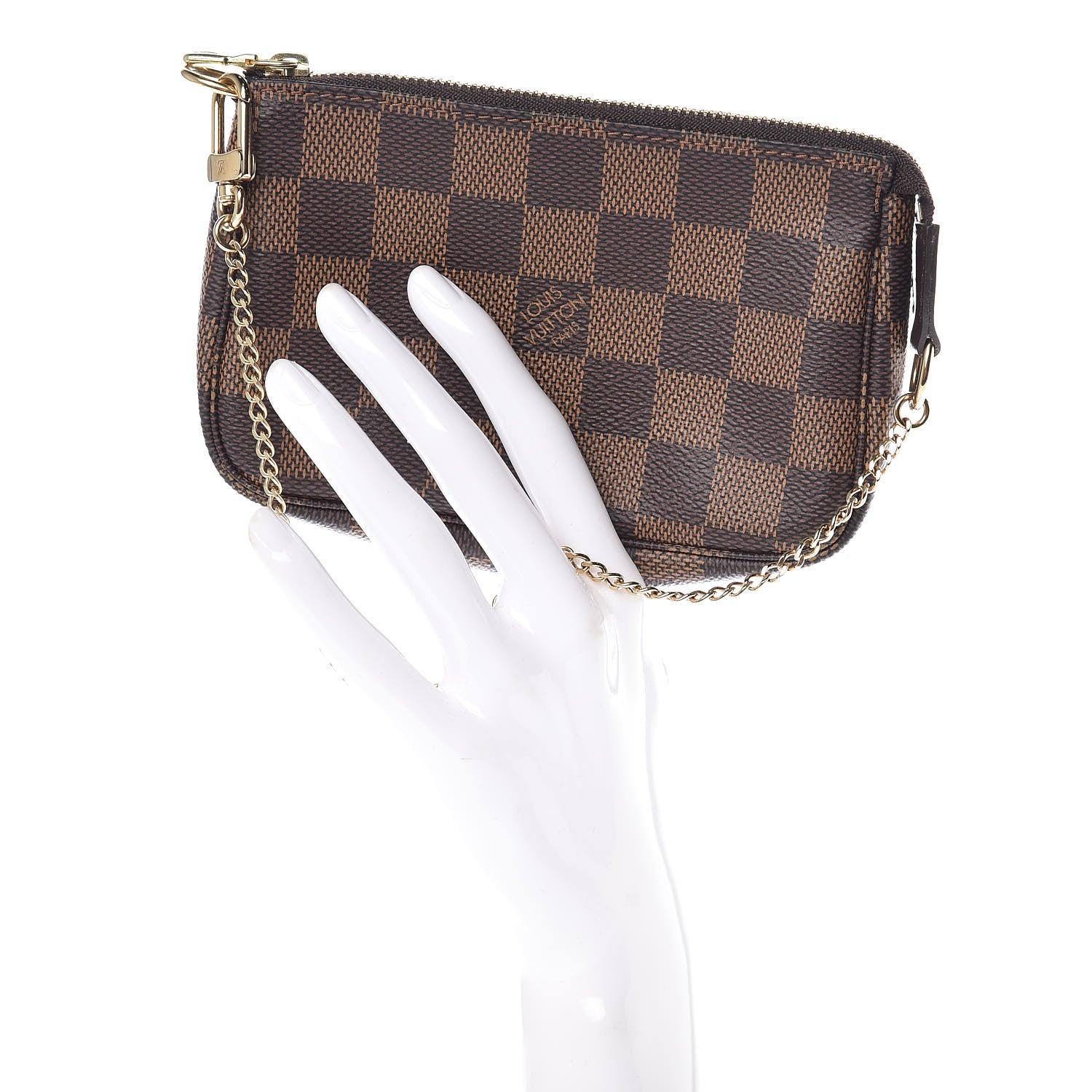 Louis Vuitton Damier Ebene Mini Pochette Accessories 2 of 7
