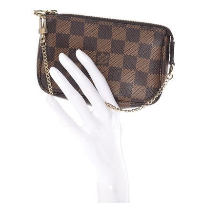 Louis Vuitton Damier Ebene Mini Pochette Accessories 2 of 7