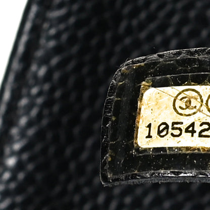 Chanel Caviar Quilted Grand Shopping Tote GST Black 9 of 10