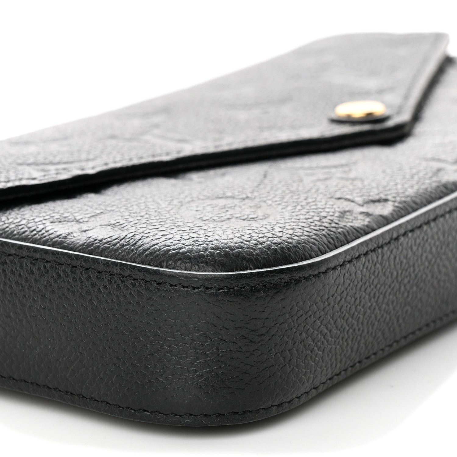 Louis Vuitton Empreinte Pochette Felicie Chain Wallet Black 9 of 15