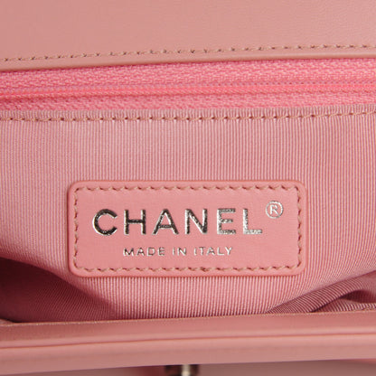 Chanel Lambskin Quilted New Medium Boy Flap Light Pink 6 of 12