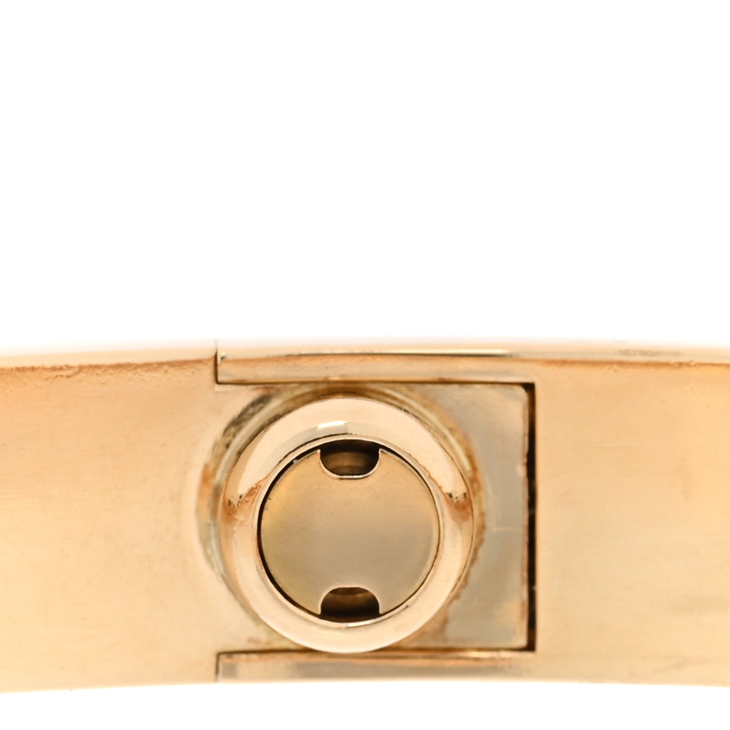 18K Yellow Gold 4 Diamond LOVE Bracelet 17