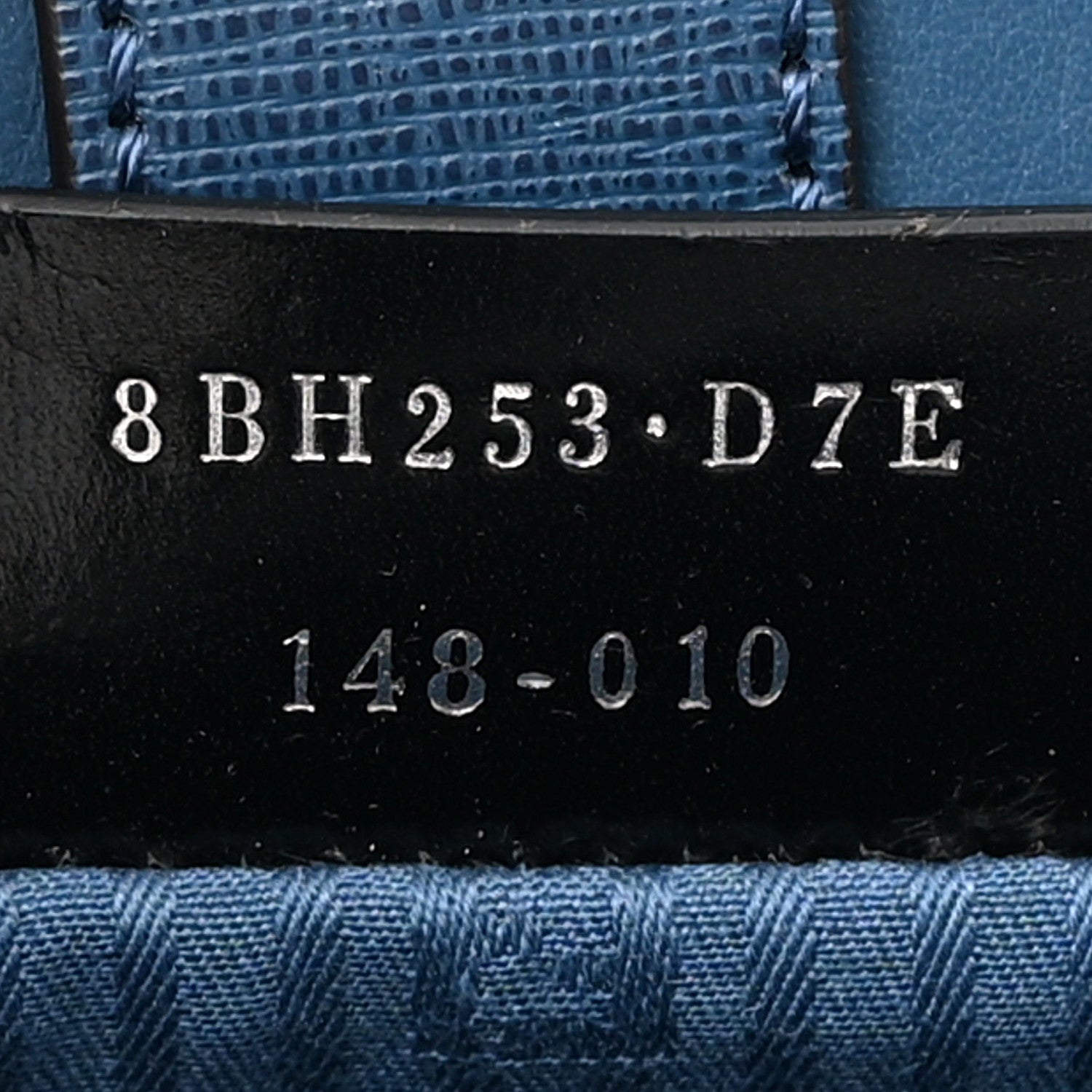 Fendi Vitello Elite Petite 2Jours Tote Blue Cobalto 7 of 13