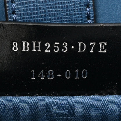 Fendi Vitello Elite Petite 2Jours Tote Blue Cobalto 7 of 13