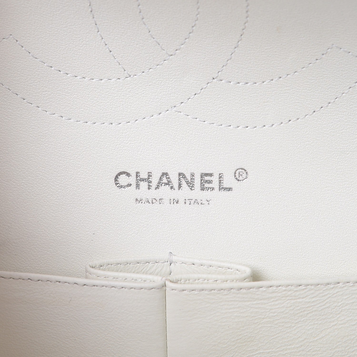 Chanel Caviar Quilted Jumbo Double Flap White 7 of 11