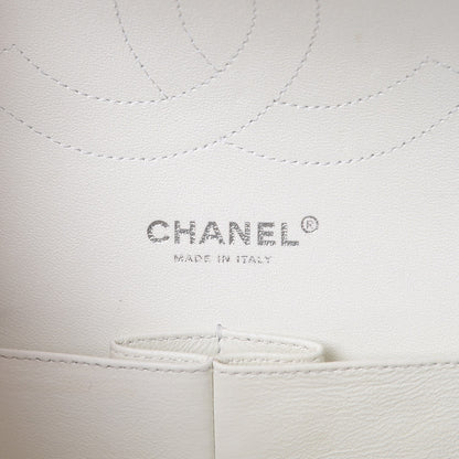 Chanel Caviar Quilted Jumbo Double Flap White 7 of 11