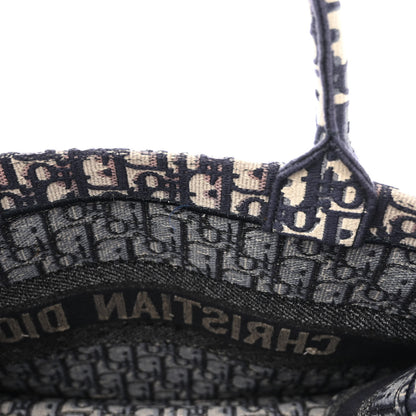 Christian Dior Oblique Medium Book Tote Blue Multicolor 10 of 12