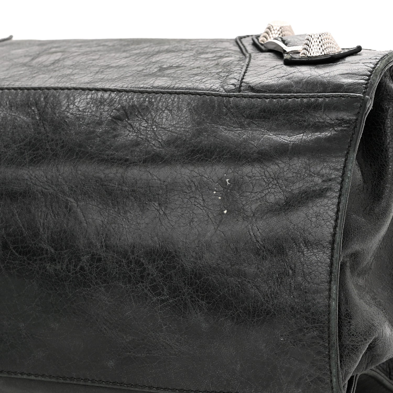 Balenciaga Agneau Giant 21 Silver Hardware Folder Black 28 of 40