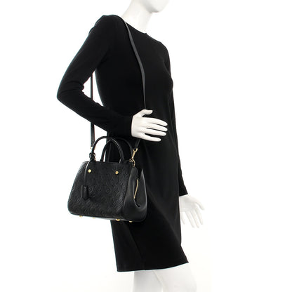 Louis Vuitton Empreinte Montaigne BB Black 2 of 9