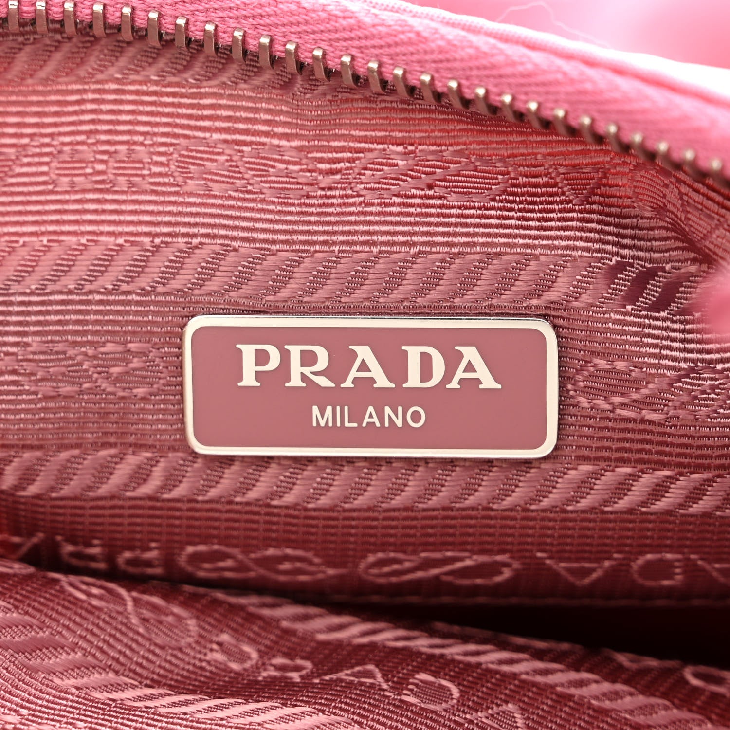 Prada Nylon Re-Edition 2005 Shoulder Bag Begonia 7 of 13