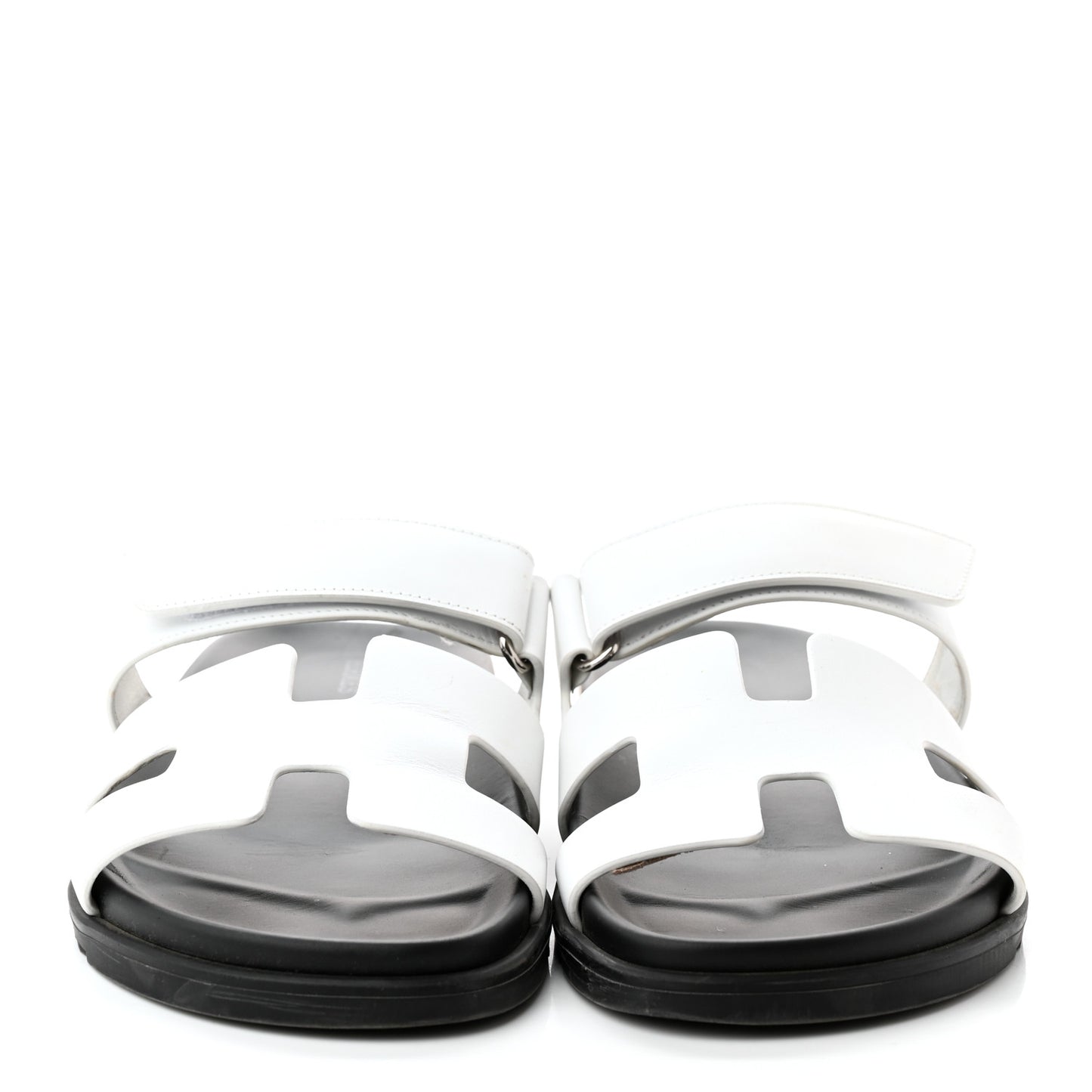 Calfskin Womens Chypre Sandals 41 White