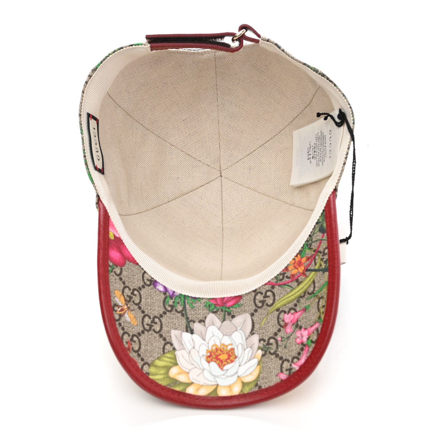 GG Supreme Flora Claudia Baseball Hat 57 M Red