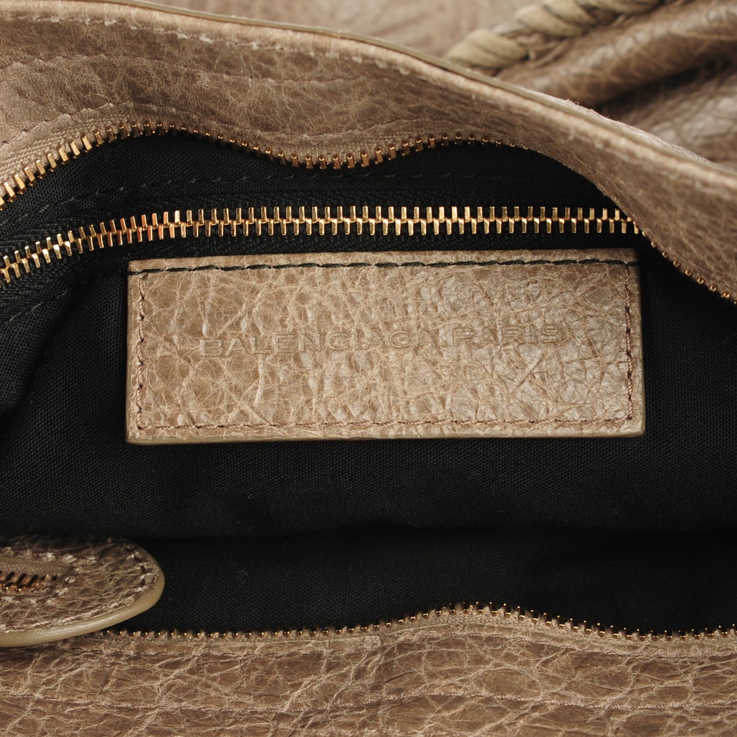 Agneau Giant 12 Rose Gold Hardware Part Time Gris Poivre