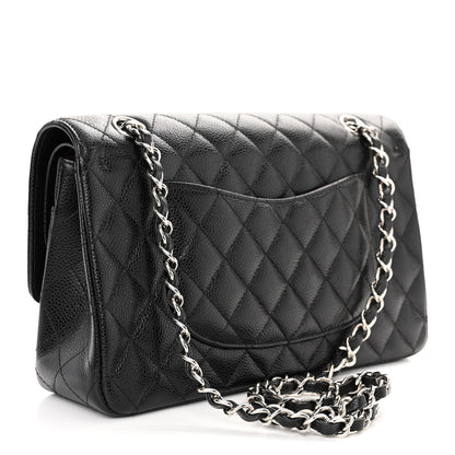 Chanel Caviar Quilted Medium Double Flap Black 3 of 10