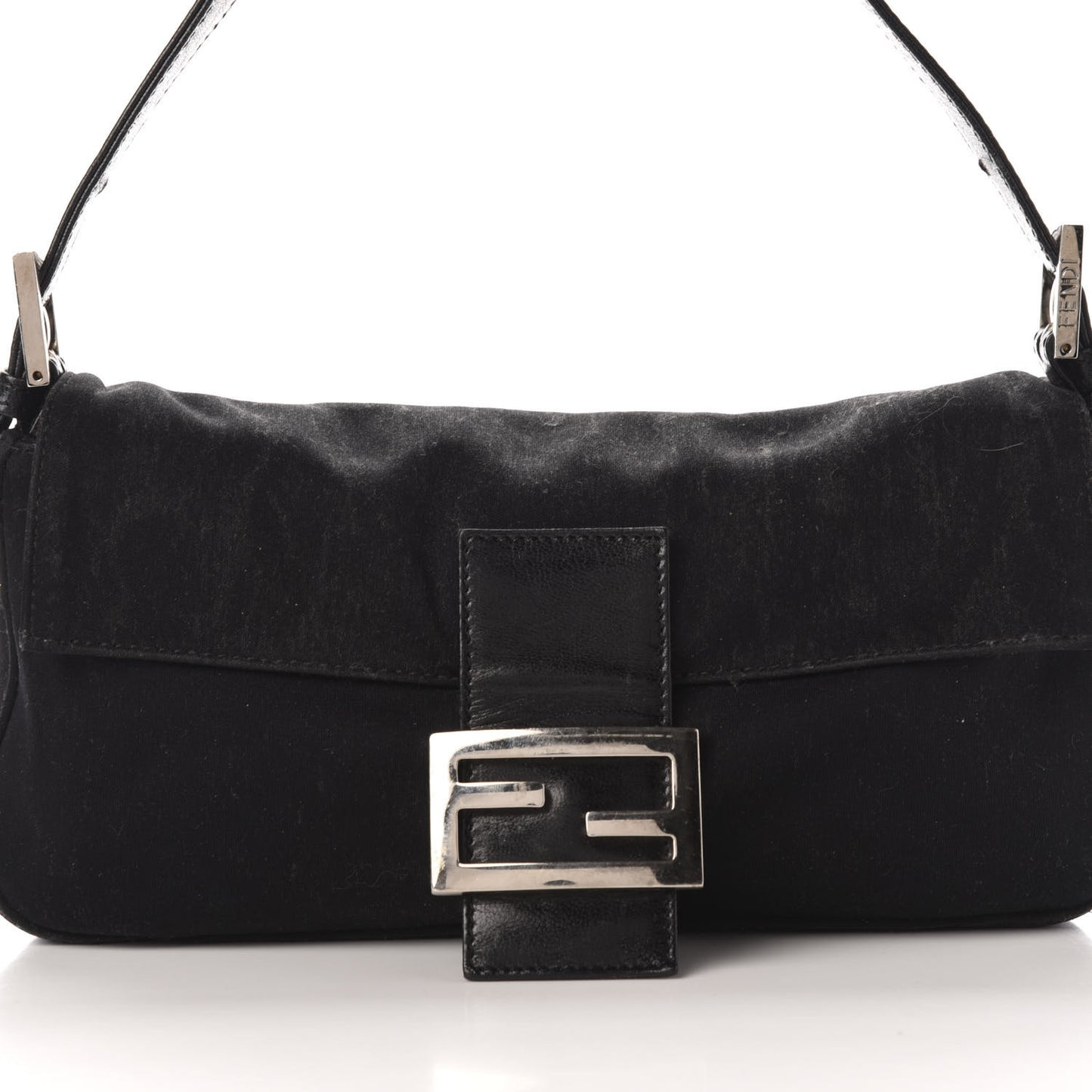 Nylon Baguette Bag Black